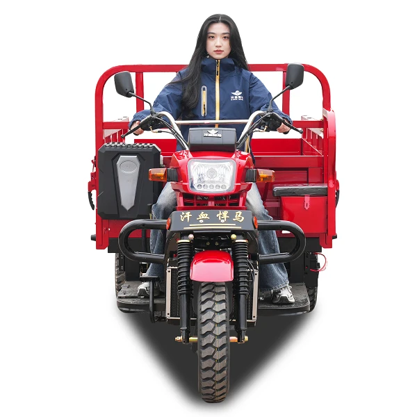 150cc Open Bed Red Cargo Tricycle best